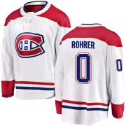 Breakaway Vinzenz Rohrer White Montreal Canadiens Away Jersey - Men's