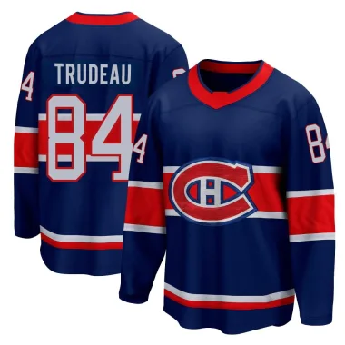 Breakaway William Trudeau Blue Montreal Canadiens 2020/21 Special Edition Jersey - Men's