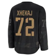 Premium Arber Xhekaj Black Montreal Canadiens 2024 Military Appreciation Practice Jersey - Men's
