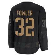 Premium Jacob Fowler Black Montreal Canadiens 2024 Military Appreciation Practice Jersey - Youth