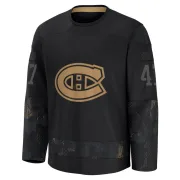 Premium Jayden Struble Black Montreal Canadiens 2024 Military Appreciation Practice Jersey - Men's