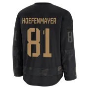 Premium Noel Hoefenmayer Black Montreal Canadiens 2024 Military Appreciation Practice Jersey - Men's