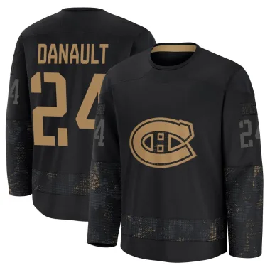 Premium Phillip Danault Black Montreal Canadiens 2024 Military Appreciation Practice Jersey - Men's